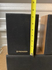 Vintage Pair Pioneer CS-X380-Q & CS-C180-Q Surround Speakers