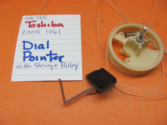 📈TOSHIBA 20041061 TUNING DIAL POINTER WITH STRING & PULLEY SA-725 RECEIVER