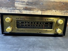 Vintage Dewald N-1000B Tube Receiver Tuner AM/FM Stereo Monaural High Fidelity