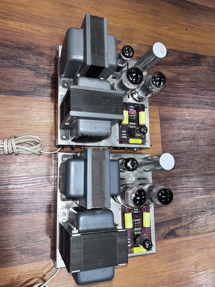 Dynakit Dynaco Mark III MKIII KT 88 Tube Monoblock Amplifier Pair. Working.