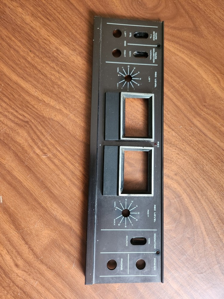 AKAI GX-210D Reel To Reel lower front plate – made in Japan