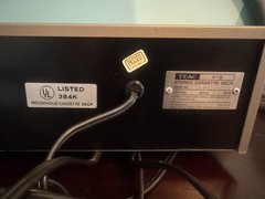 Teac v-9 stereo cassette deck