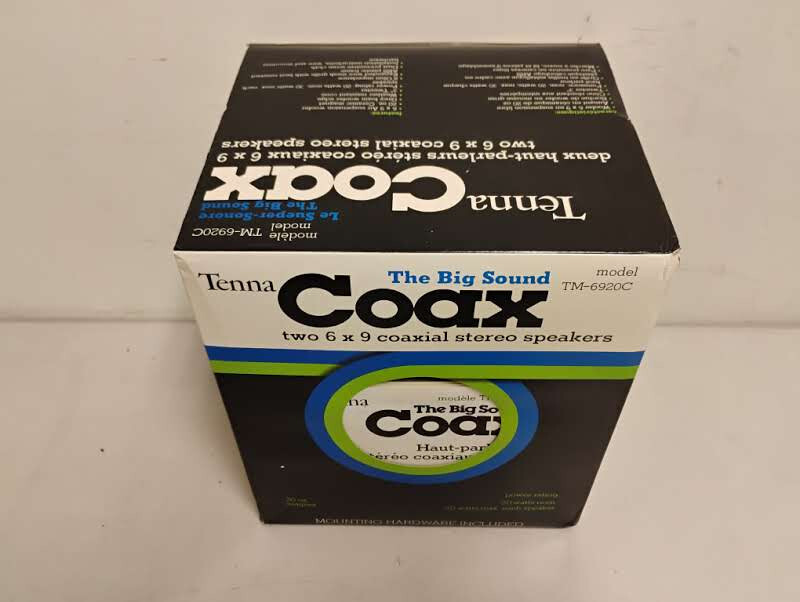 Tenna Coax TM-6920C two 6×9 Coaxial Stereo Speakers – New Old Stock