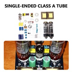 Vacuum Tube Amplifier Class A Single-ended Stereo Audio Amp DIY HiFi EL34 KitIy
