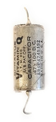 Lot of 25 Vintage Sprague Vitamin Q 0.47uf 100VDC Capacitors Guitar Tone Caps