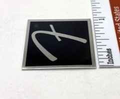Fender Amp or Case Logo Badge Custom Made Aluminum
