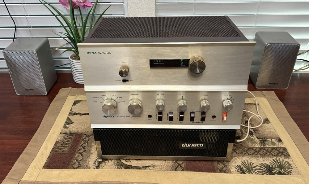 Vintage Dynaco Stack Lot Stereo 80 Amp PAT-4 Preamp FM-3 Tube Tuner Tested VIDEO