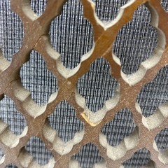 Original Sansui SP-1000 Speaker System Replacement Wood Lattice Grill Brown