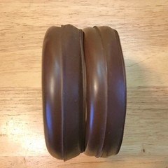 RADIO SHACK REALISTIC KOSS EAR CUSHIONS PADS BROWN VINTAGE