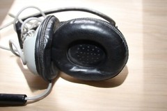 Vintage Morse Stereo Headphones MODEL 01 Stereophonic Hi-Fi Japan Untested