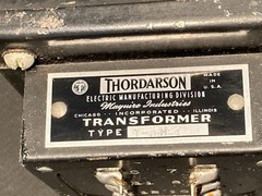 THORDARSON T-19M14 UNIVERSAL MODULATION POWER SUPPLY TRANSFORMER AUDIO TUBES 30W
