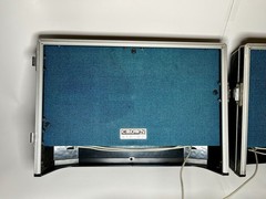 Compact Suitcase Stereo Crown SCP-71FW VTG Tape Record Player – See Description