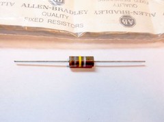 ALLEN BRADLEY Carbon Comp Resistor 180k 10% 2 watt (1)