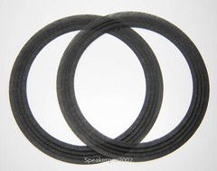 Pair 12″ Cloth Surrounds for Speaker Repair — #1