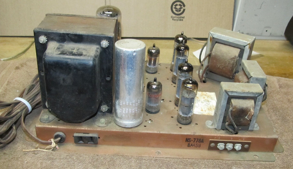 Vintage Motorola HS-778A EL84/6BQ5 Tube Amplifier