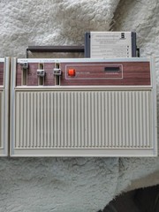 Vintage Yorx 8T-10 Portable 8-Track Player TESTED WORKING With AC Power Cord Tra