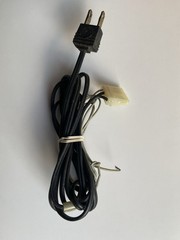 Dual 1219 Turntable Power Cord with ground wire