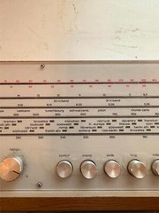 WEGA 3105 Stereo Receiver w/ FM, MW, LW, SW 1970 Made in West Germany RARE