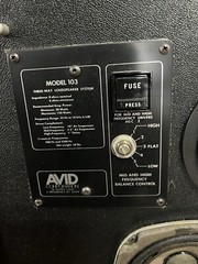 Vintage AVID 103 Floor Speakers Pair (No Grills)