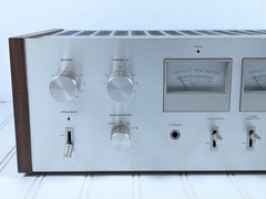 Pioneer Stereo Amplifier SA-6700 Vintage Silver Face With VU Meters Tested Works