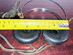 VTG 20’s 30’s Headphones C. Brandes USA Superior 1/4” connector Metal Headband