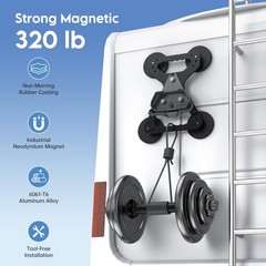 Edup Love Mini Magnetic Roof Mount 320Lbs Heavy Duty Magnet Base Aluminum Alloy