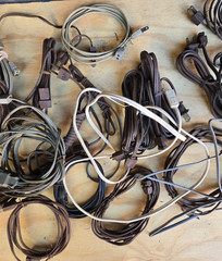 Vintage TV & Radio Cheater Cords – Lot of 24+ – For Collectors & Restorers