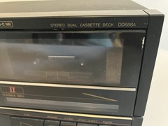 Scott DD688A Stereo Duel Cassette Deck For Parts or Repair As Is