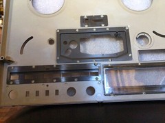 TEAC X-300R Reel to Reel Recorder FRONT PLASTIC PANEL ASSEMBLY.
