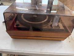Vintage Dual 1228 United Audio Turntable Record Player w/ Lid *READ DISC*