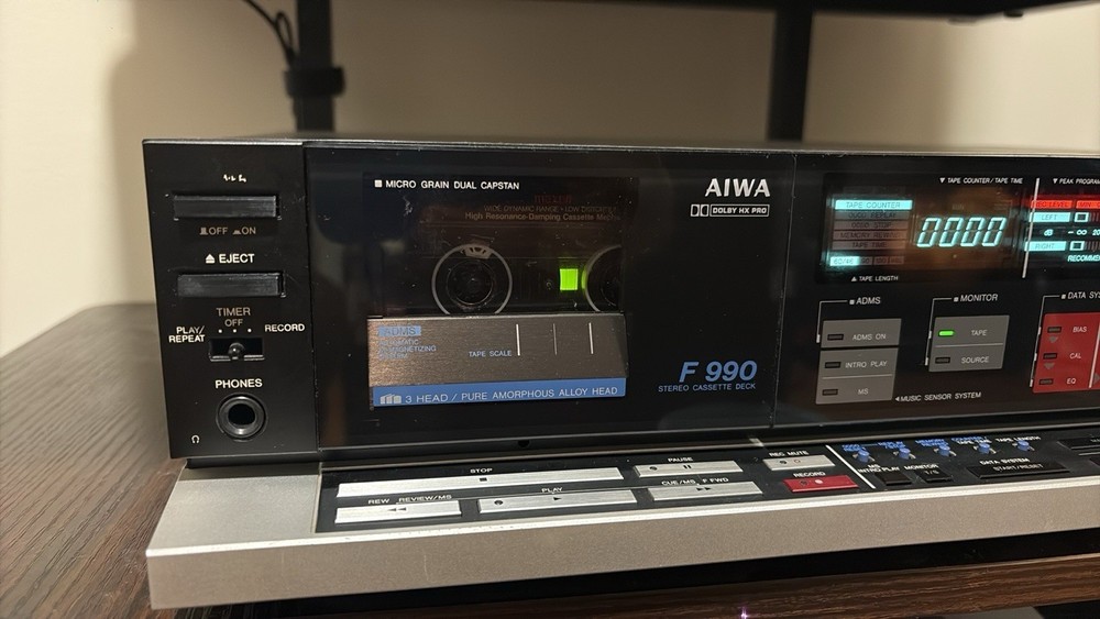 Aiwa AD-F990 3 Head Cassette Deck