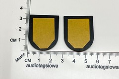 Philips Speakers Badge Logo Pair Incised Acrylic 3D Custom Made 32mm x 25mm