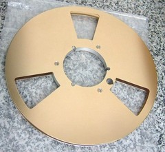 TEAC STUDIO COBALT SOUND Series No.10 Metal Empty Reel Gold Japan NOS