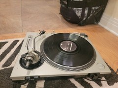 2 Vintage collectible technic 1200 mk’s, Traktor interface, and 2 channel mixer