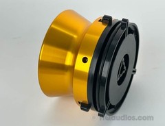 Aluminum NAB Hub Adapter Gold Single Unit for Reel-to-Reel Deck –1-Year Warranty