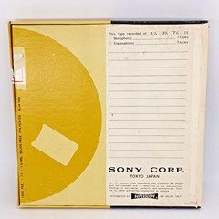 Sony SLH‑180 Reel‑to‑Reel Tape 1/4″ x 1800ft Type‑7 1.0mil Splice‑Free NOB