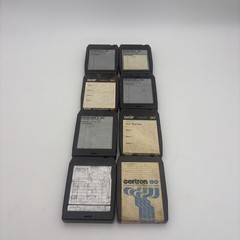 Lot of 8 Vintage Blank Recordable 8 Track Tapes Memorex BASF Certron Untested