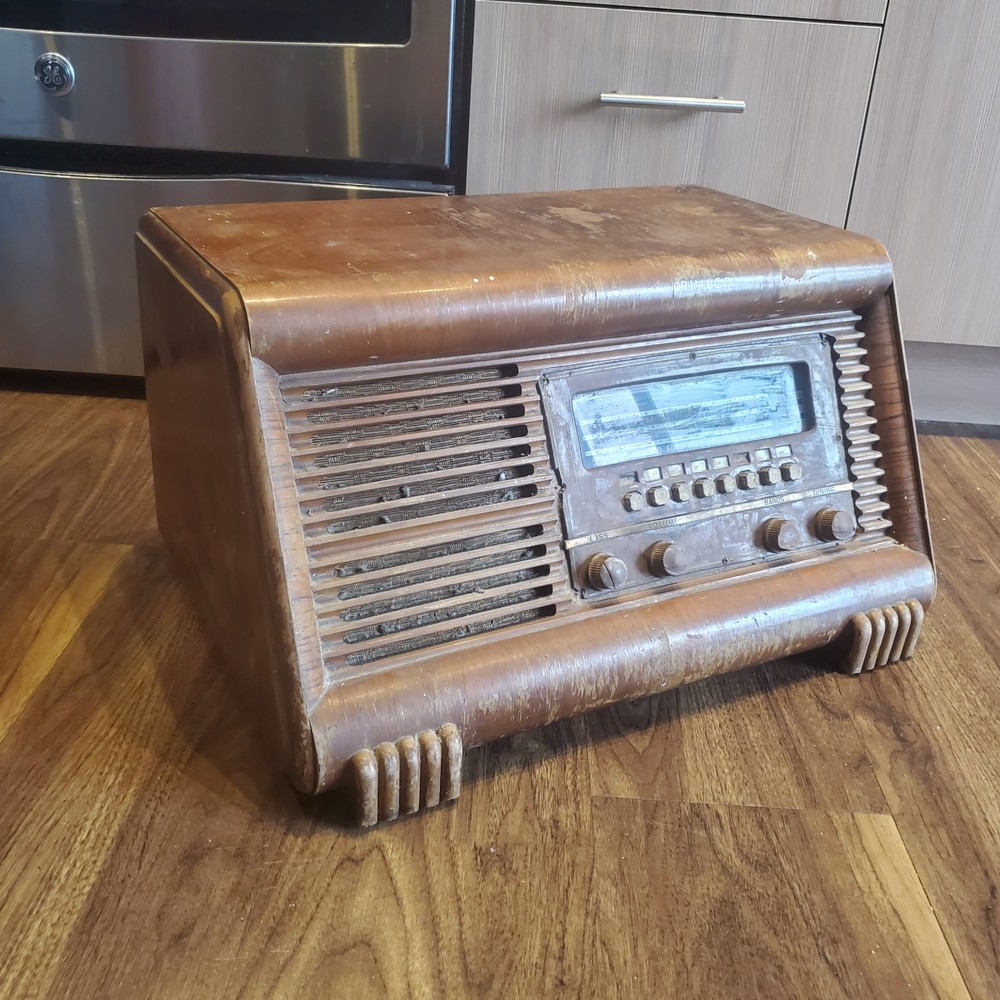 Vintage Philco AM Radio 10493-A 41-255 | Tube Radio | UNTESTED (READ)