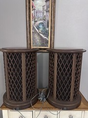 MCM PIONEER CS-05 Vintage Floor Speakers Mid Century Coffee Table. Tested!