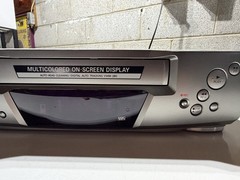 Sanyo VWM-280 VHS/VCR Player Untested No Power Cable