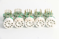 10pcs mini ECC83 12AX7(Amp socket) to 5755 420a tube converter adapter