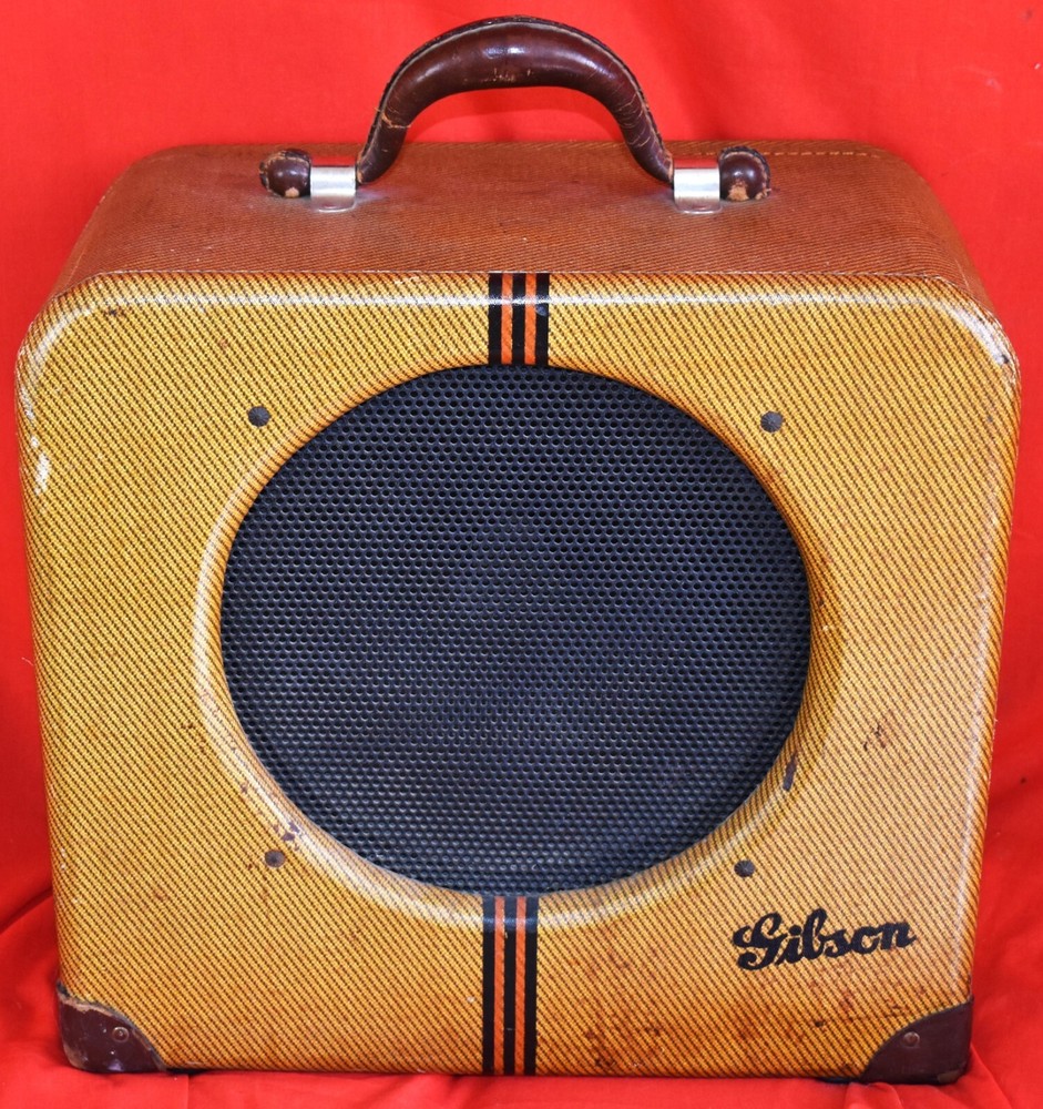 VINTAGE GIBSON EH-150 AMPLIFIER CIRCA 1941-1942 AEROPLANE TWEED COVERING