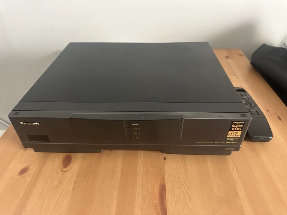 PANASONIC NV-HS1000 S-VHS PAL/SECAM VCR SuperVHS TBC VCR