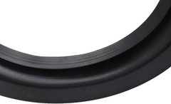 2PCS 6.5″ Black Speaker Surround Kits Rubber Woofer Repair US