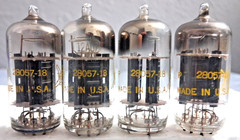 1957 Raytheon 12AU7/ECC82 PLATINUM PLUS GRADE Preamp Tubes Matched Pair 90% NOS!