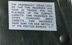 JS&A K-115 VSC Speed Listening Deluxe Cassette Recorder Player Brand New JAPAN