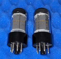 TWO Amperex 7591A Tubes / Amplitrex Tested Above 90% / Within 3% Gm Matched
