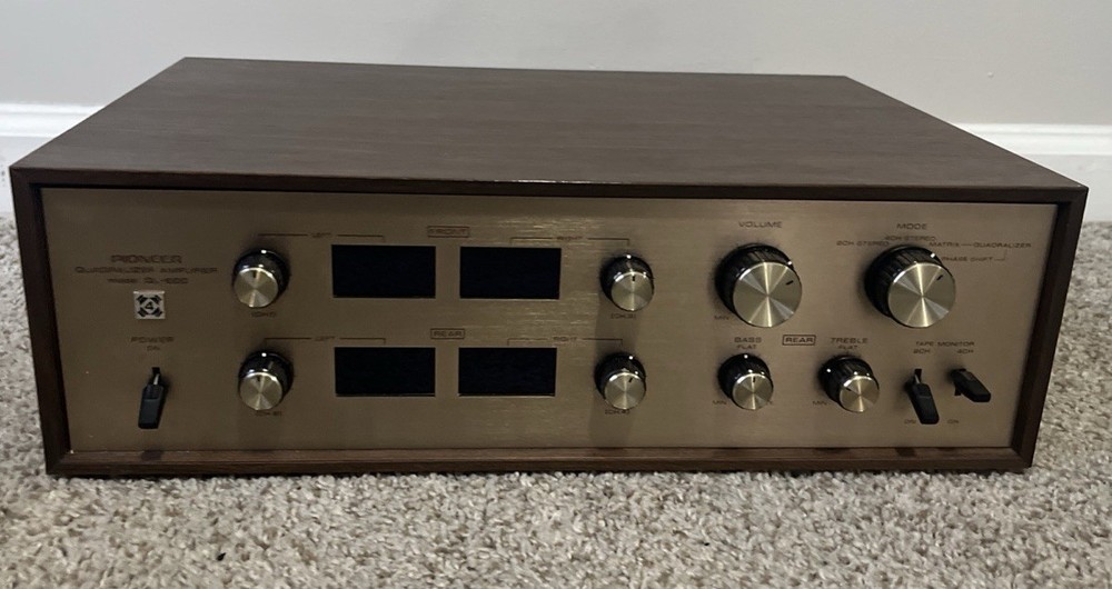 PIONEER QL-600 QUADRALIZER AMPLIFIER Excellent Cosmetic / Excellent Working