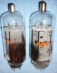 2 NOS RCA 36MC6 Vacuum Tubes / 33-Watts for Audio or Transmitting