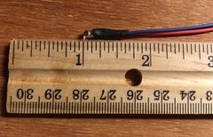 (1)8V-12V -4MM RED LED-WIRE LAMP-VINTAGE STEREO 22XX RECEIVER Marantz DIAL BULBS